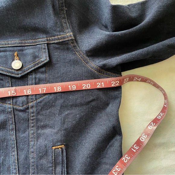 L 14/16 Land’s End Denim Trucker Jacket - Picture 4 of 5